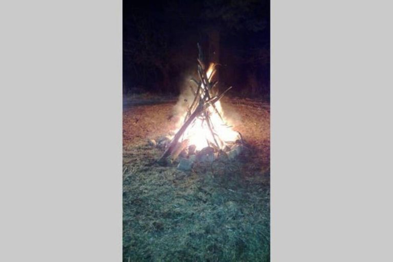 Sitting around the firepit during the day is an amazing setting, but gathering around the firepit at night, under the bright stars is an experience.